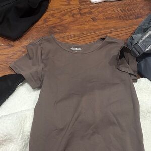 Wild Fable Cocoa Brown Tee